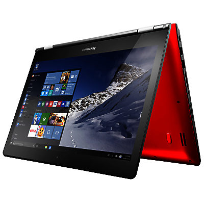 Lenovo YOGA 500 Convertible Laptop, AMD A8, 8GB RAM, 1TB, 14  Red